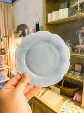 Load image into Gallery viewer, Vintage Light Blue Milkglass Saucer
