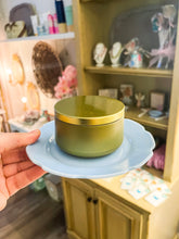 Load image into Gallery viewer, Vintage Light Blue Milkglass Saucer
