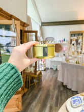 Load image into Gallery viewer, Calyan Wax Co 6oz gold tin scented candles
