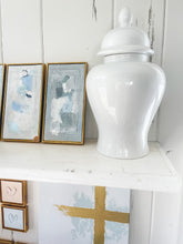 Load image into Gallery viewer, White ceramic lidded ginger jars
